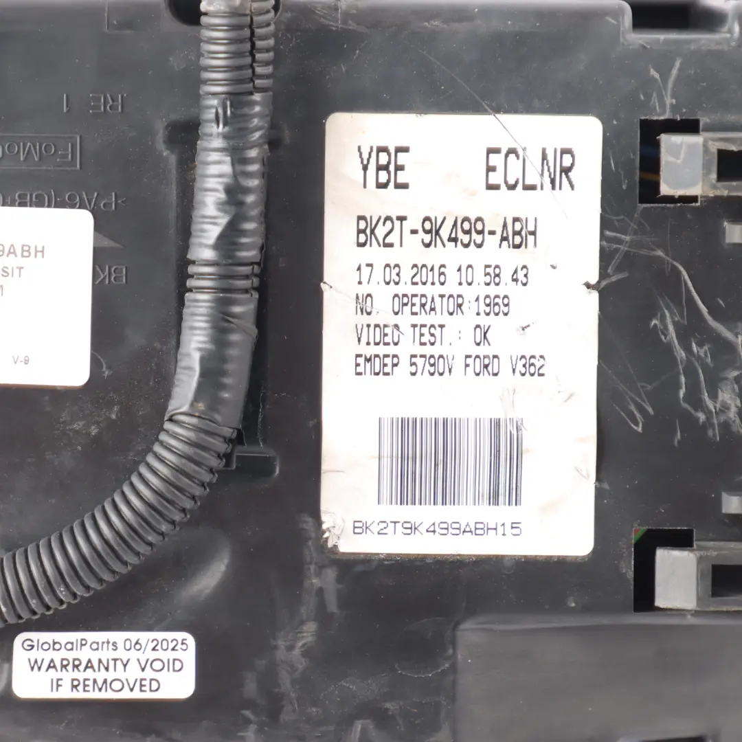 Ford Transit Custom I 2.2 Diesel Fuse Box Wiring Loom Harness - SKU BK2T9K499ABH - Part number BK2T9K499ABH