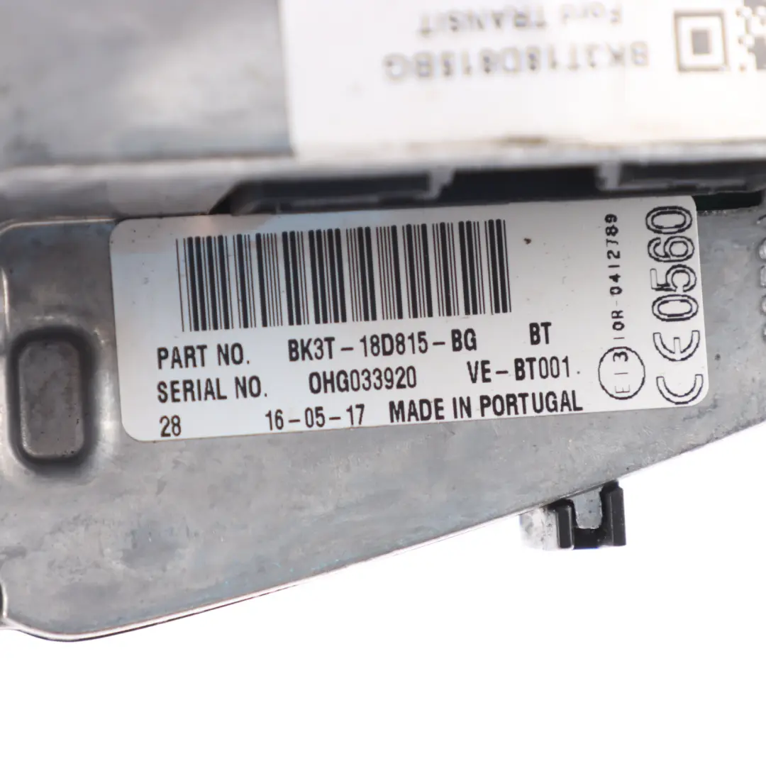 Ford Transit MK8 Radio Head Unit Control Panel - SKU BK3T18D815BG - Part number BK3T18D815BG