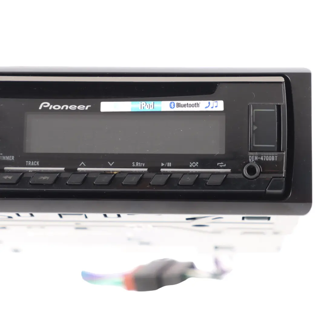  Genuine Pioneer Bluetooth USB AUX Audio Player 1 DIN - SKU DEH-4700BT - Part number DEH-4700BT