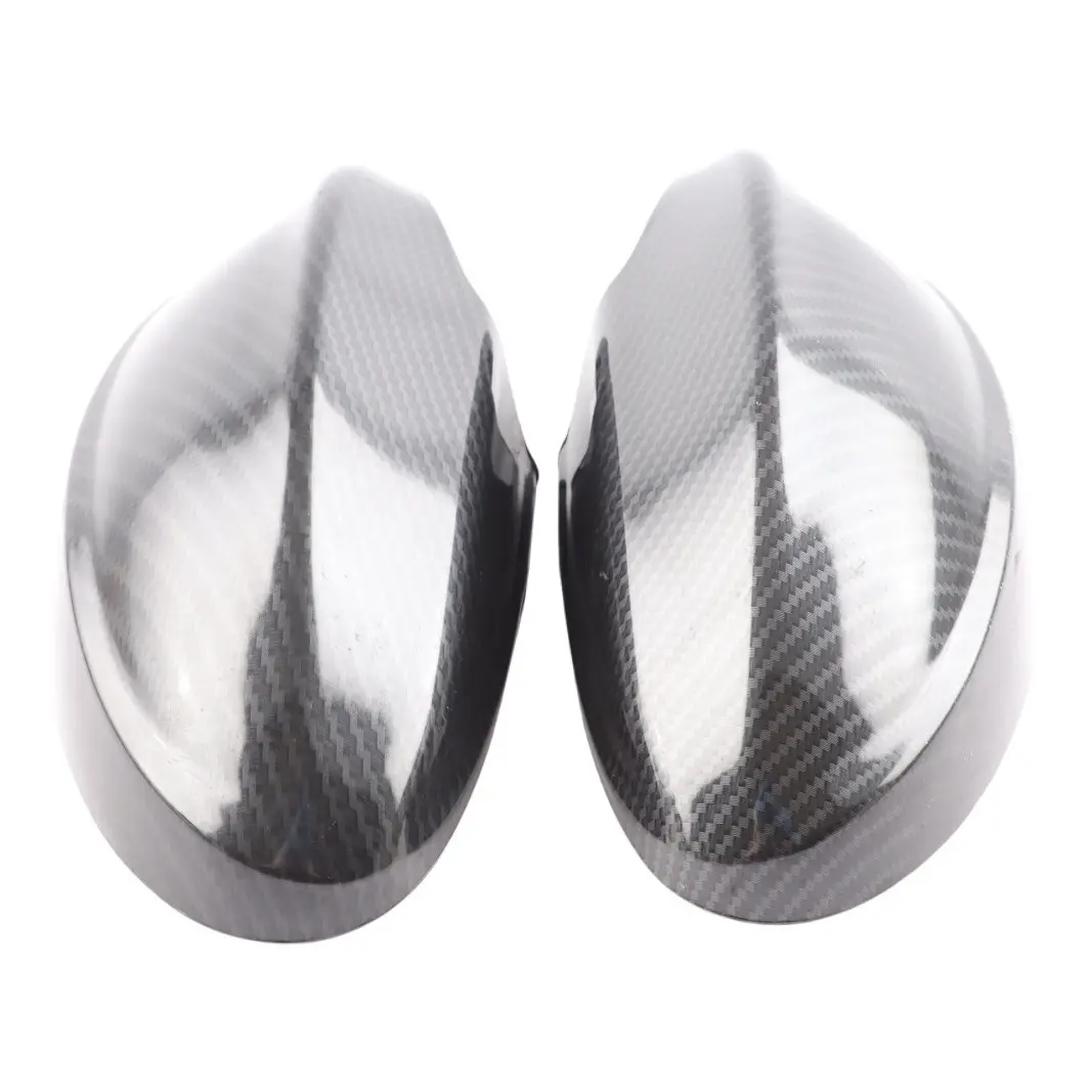 Wing Mirror Cover Left Right Cap N/O/S Casing Carbon Set to BMW E93 with Part number E92 BMW E93 Wing Mirror Cover Left Right Cap N/O/S Casing Carbon Set - SKU E92-Wing-Mirror-Cover-Set - Part number E92