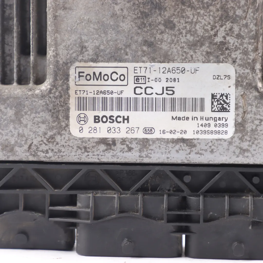 Ford Transit Connect Mk2 1.6 TDCI Diesel Engine ECU Manual - SKU ET7112A650UF - Part number ET7112A650UF