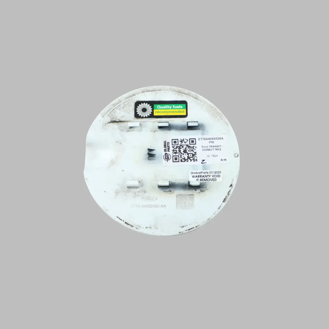 Ford Transit Connect MK2 Fuel Flap Cap Cover Frozen White - Z2 ET76A405A02AA - SKU ET76A405A02AA-FW - Part number ET76A405A02AA-FW