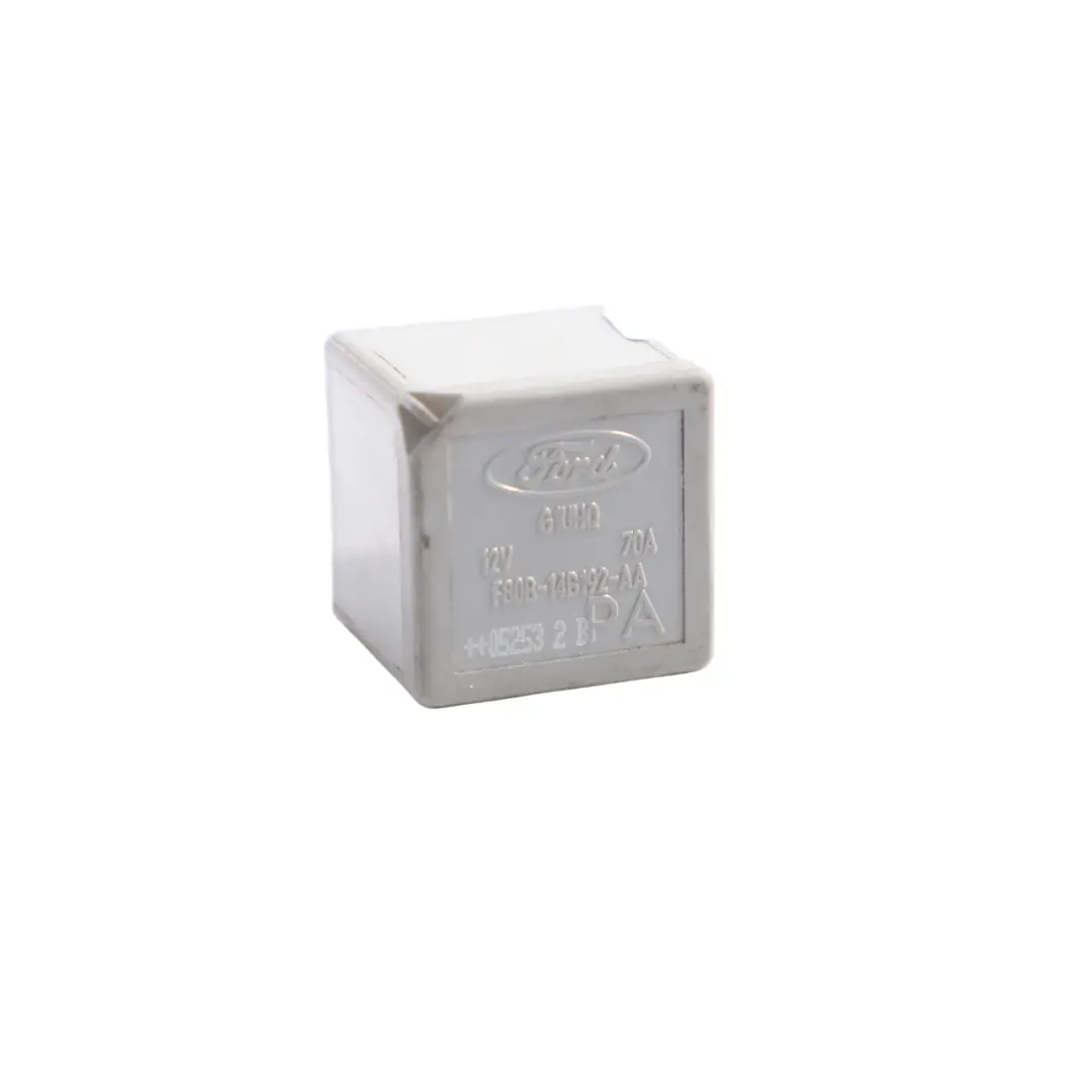 Ford Transit Mk7 Relay 4-Pin Grey Electrical Unit 12V 70A F80B-14B192-AA - SKU F80B14B192AA - Part number F80B14B192AA
