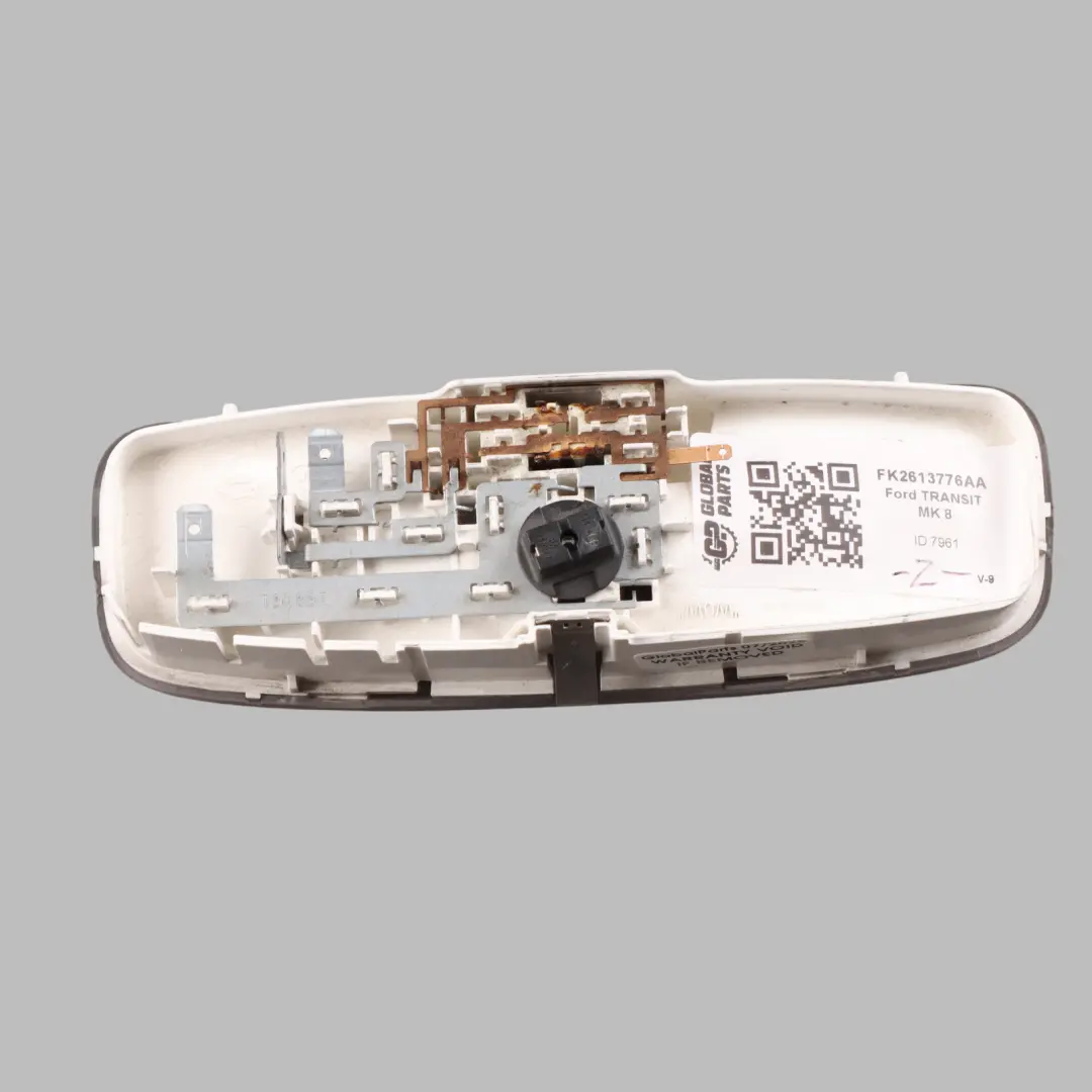 Ford Transit Mk8 Lampe Lecture Centrale Pavillon Éclairage FK26-13776-AA - SKU FK2613776AA - Numéro de pièce FK2613776AA