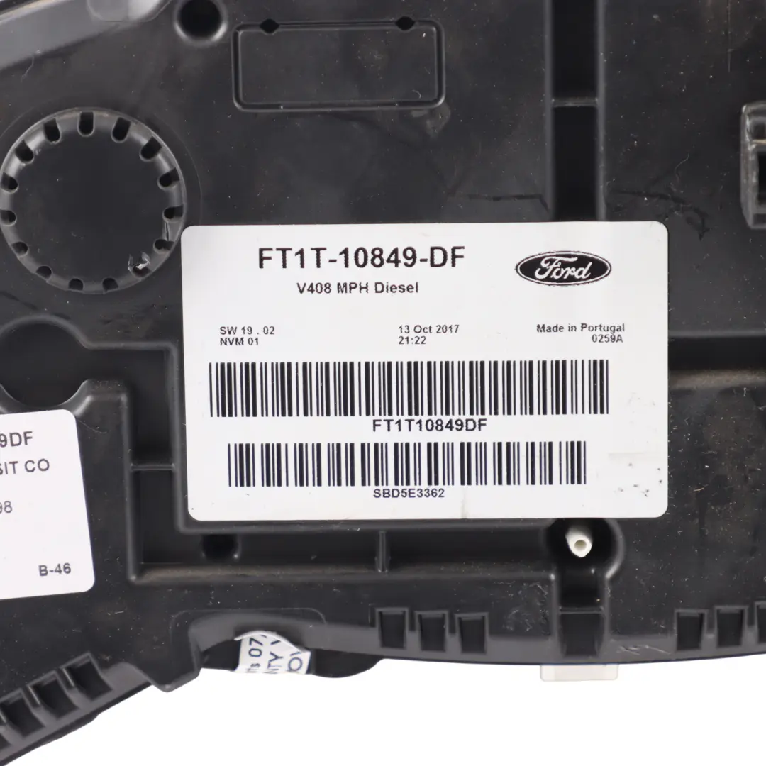 Ford Transit Connect Mk2 Diesel Instrument Cluster Clocks Manual FT1T-10849-DF - SKU FT1T10849DF - Part number FT1T10849DF