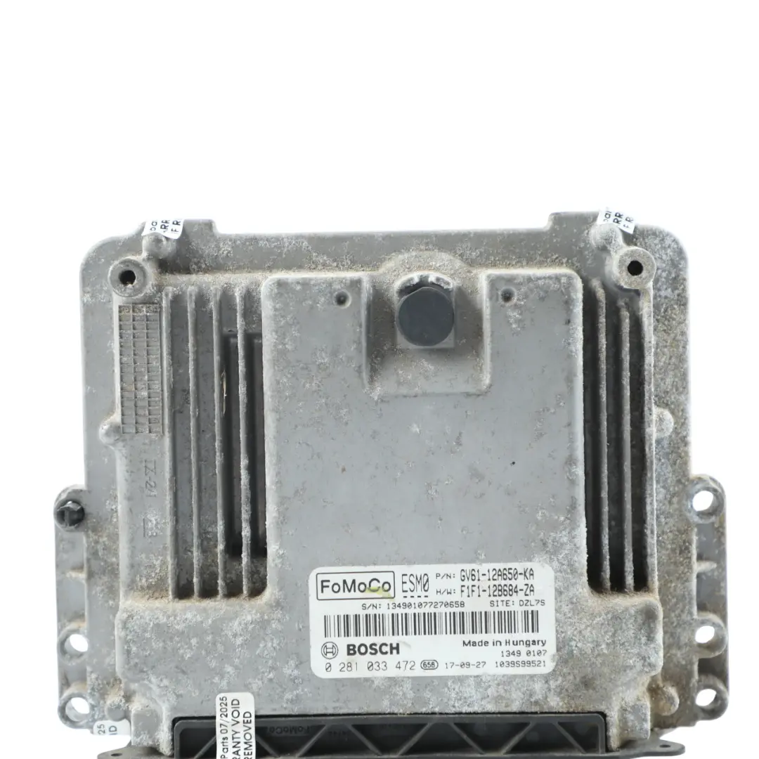 Ford Transit Connect MK2 1.5 TDCI 101KM Komputer Silnika ECU - SKU GV6112A650KA - Numer Części GV6112A650KA