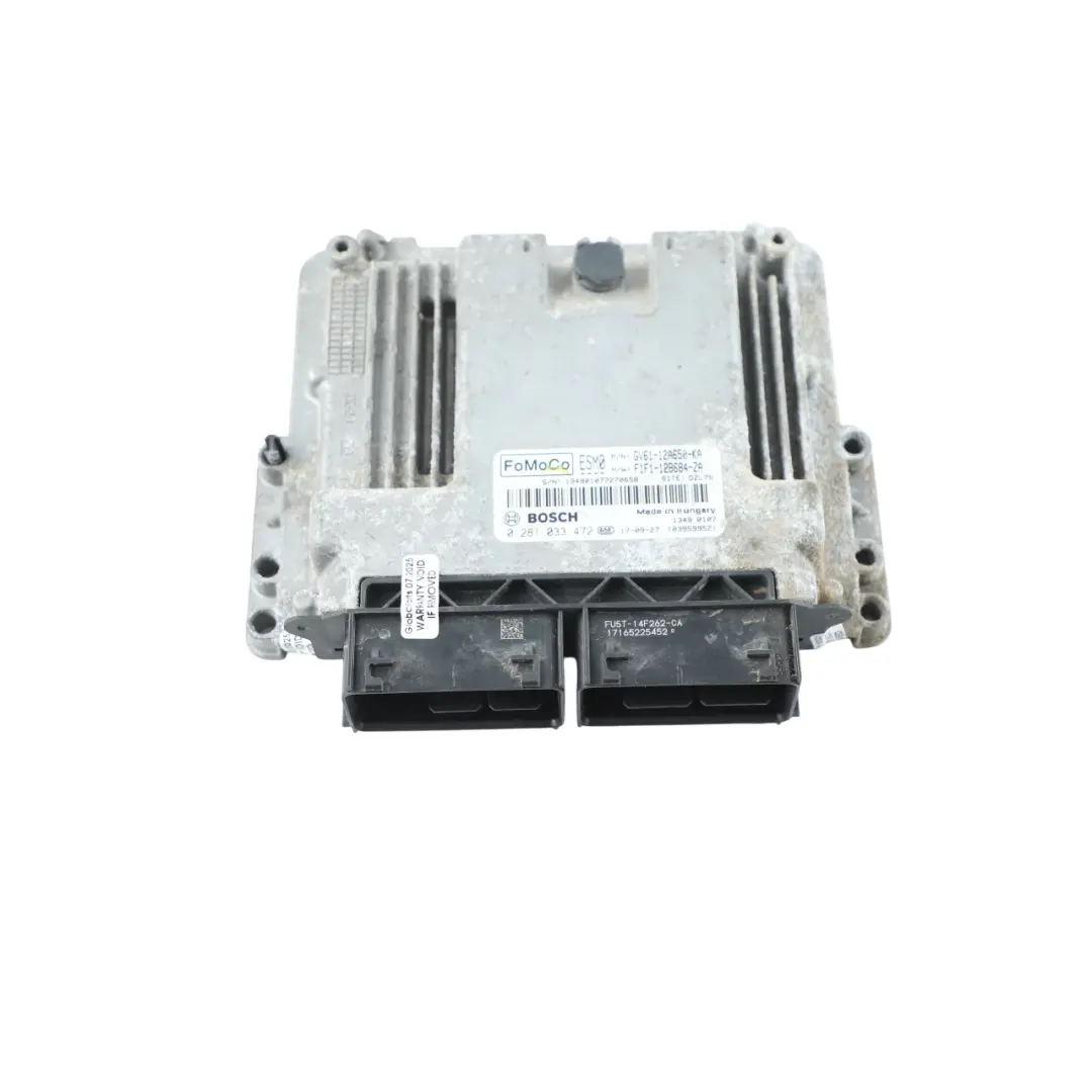 Ford Transit Connect MK2 1.5 TDCI 101HP Unidad Motor ECU Manual - SKU GV6112A650KA - Número de pieza GV6112A650KA