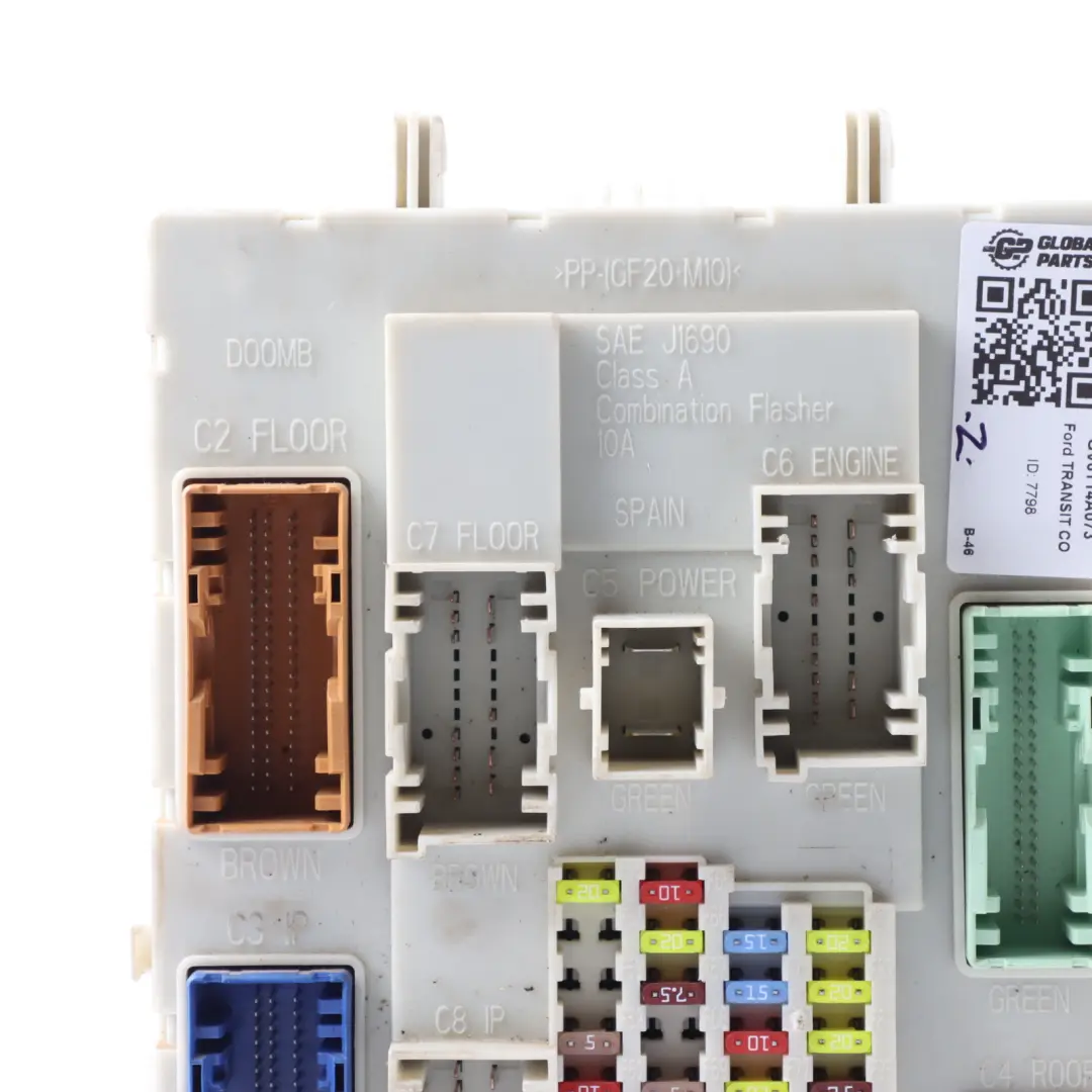 Mk2 Sicherungskasten Karosseriesteuerungsmodul für Ford Transit Connect mit Teilenummer GV6T14A073 Ford Transit Connect Mk2 Sicherungskasten Karosseriesteuerungsmodul - SKU GV6T14A073DF - Teilenummer GV6T14A073