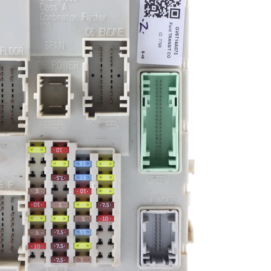 Mk2 Scatola Fusibili Modulo Controllo Corpo per Ford Transit Connect con numero di parte GV6T14A073 Ford Transit Connect Mk2 Scatola Fusibili Modulo Controllo Corpo - SKU GV6T14A073DF - Numero di parte GV6T14A073