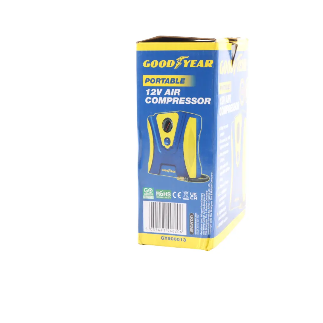 Goodyear Tire Tyre Repair Air Compressor Inflator Pump Flat Puncture to with Part number GY900013 Goodyear Tire Tyre Repair Air Compressor Inflator Pump Flat Puncture - SKU GY900013 - Part number GY900013