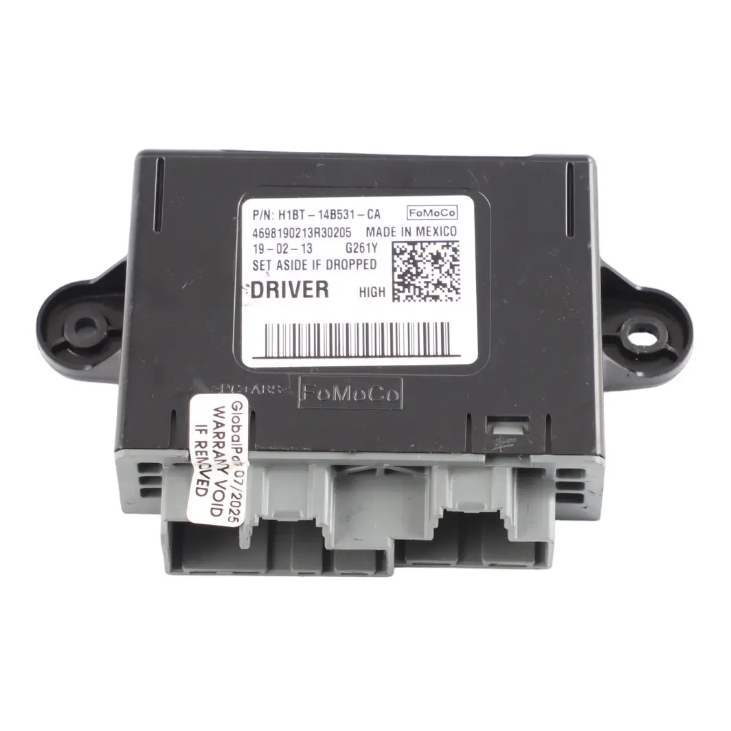 Mk2 II Door Control Module ECU Front Right O/S to Ford Transit Connect with Part number H1BT14B531CA Ford Transit Connect Mk2 II Door Control Module ECU Front Right O/S - SKU H1BT14B531CA - Part number H1BT14B531CA
