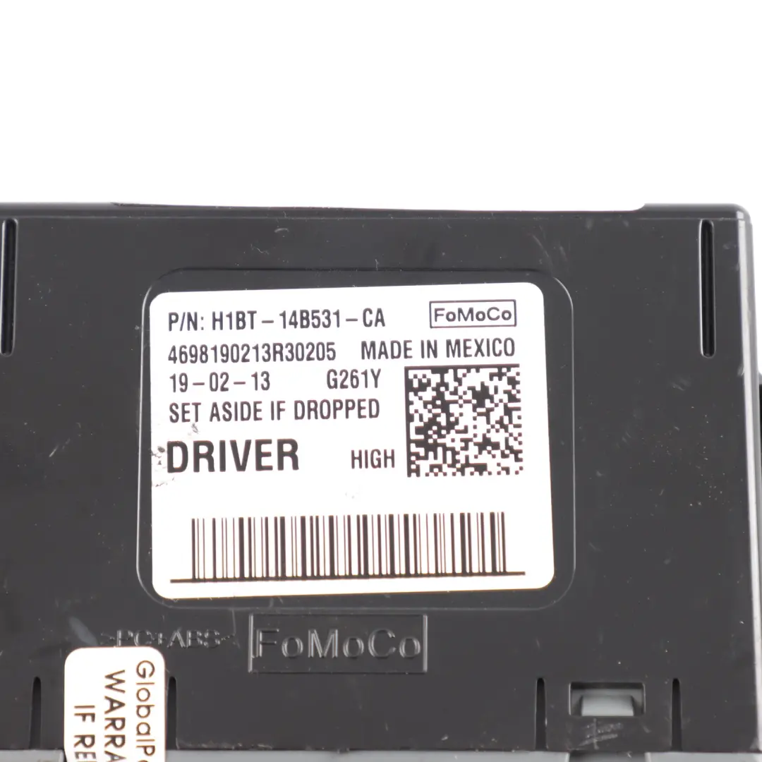Ford Transit Connect Mk2 II Module Contrôle Porte Avant Droit - SKU H1BT14B531CA - Numéro de pièce H1BT14B531CA