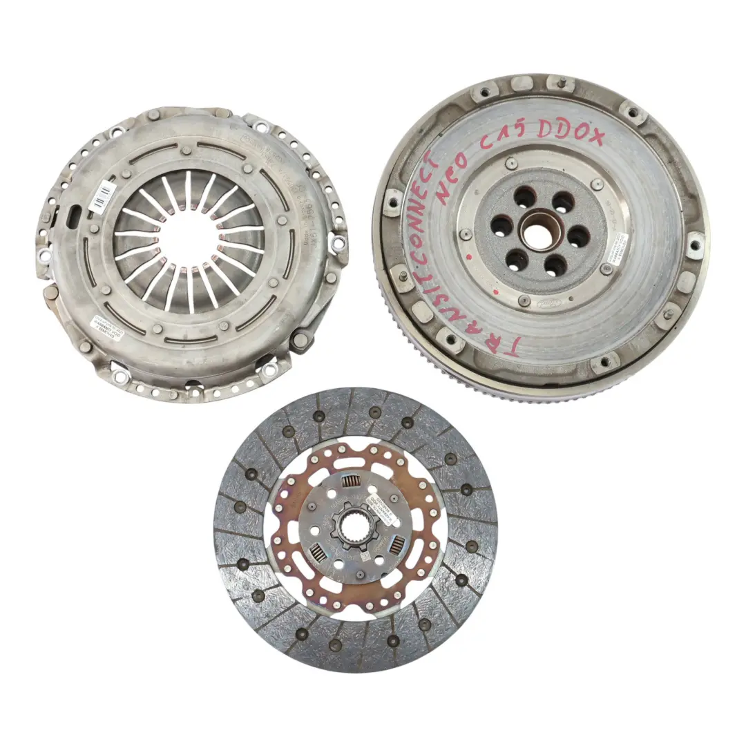 Flywheel Clutch Kit Manual Gearbox to Ford Transit Connect 1.5 TDCi with Part number JX61-6477-CD Ford Transit Connect 1.5 TDCi Flywheel Clutch Kit Manual Gearbox - SKU JX61-6477-CD - Part number JX61-6477-CD