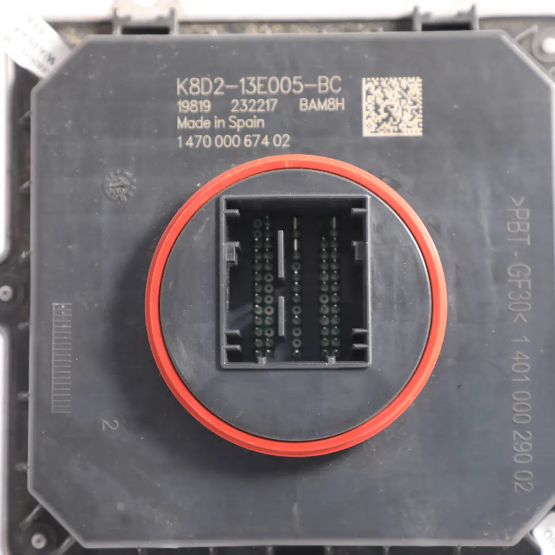 Mk2 L551 LED Headlight Ballast Control Module K8D213E005BC to Range Rover Evoque with Part number K8D2-13E005-BC Range Rover Evoque Mk2 L551 LED Headlight Ballast Control Module K8D213E005BC - SKU K8D2-13E005-BC - Part number K8D2-13E005-BC