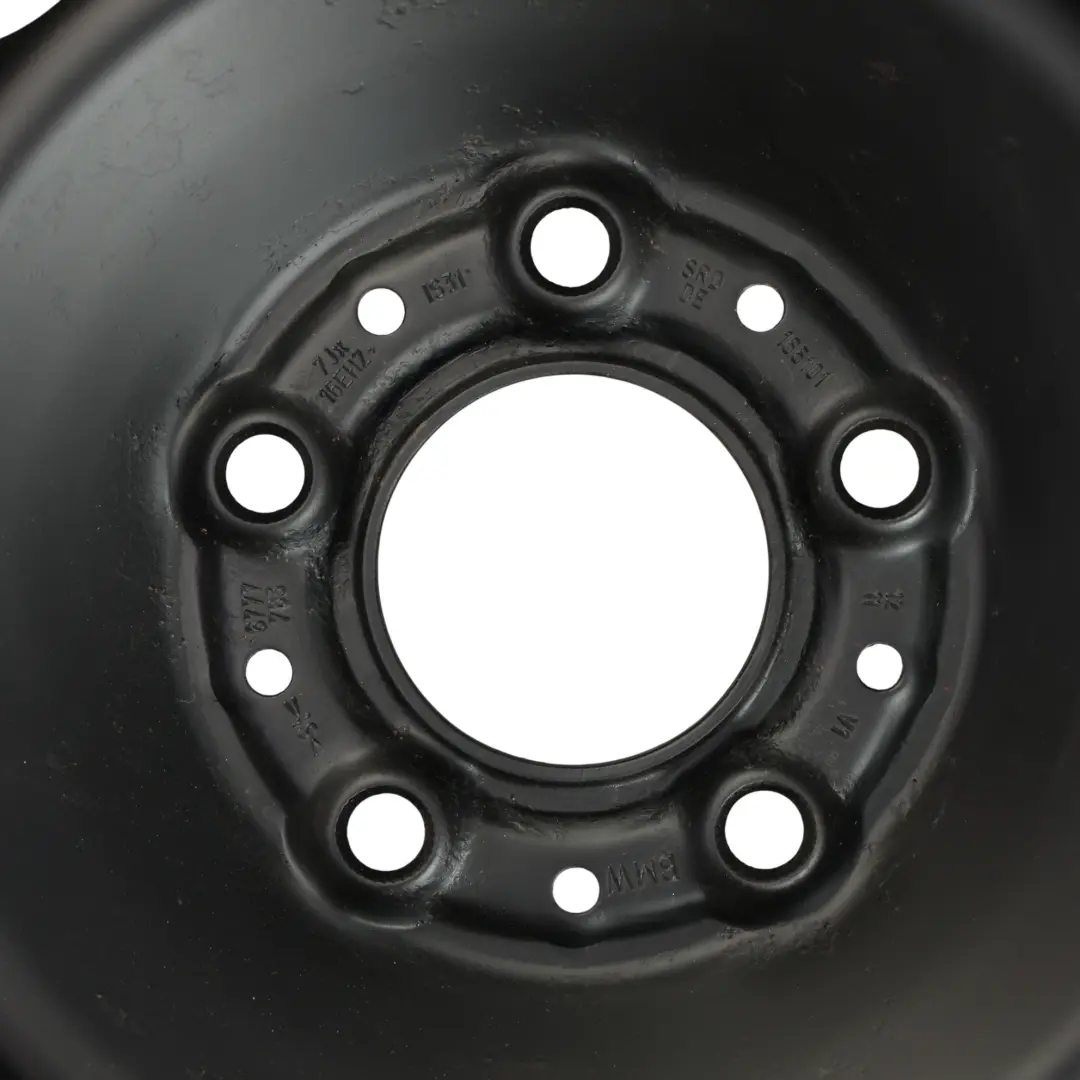 Llanta Acero Negro 16" 7J ET:31 6777783 para BMW E90 E91 E92 con número de pieza KBA43930 BMW E90 E91 E92 Llanta Acero Negro 16" 7J ET:31 6777783 - SKU KBA43930 - Número de pieza KBA43930