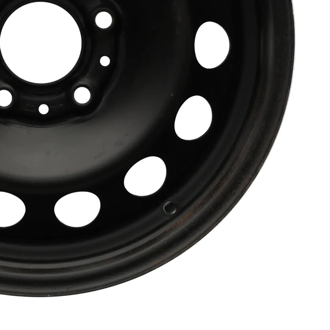 BMW E90 E91 E92 Cerchio Ruota Acciaio Nero 16" 7J ET:31 6777783 - SKU KBA43930 - Numero di parte KBA43930