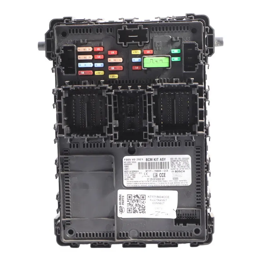 Body Control Unit Module BCM Fuse Box to Ford Transit Connect with Part number KT1T15604CCE Ford Transit Connect Body Control Unit Module BCM Fuse Box - SKU KT1T15604CCE - Part number KT1T15604CCE