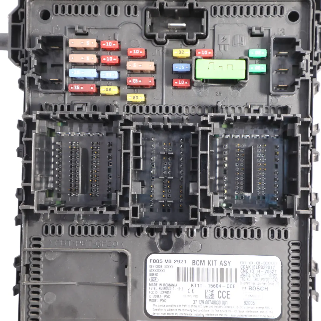 Ford Transit Connect Body Control Unit Module BCM Fuse Box - SKU KT1T15604CCE - Part number KT1T15604CCE