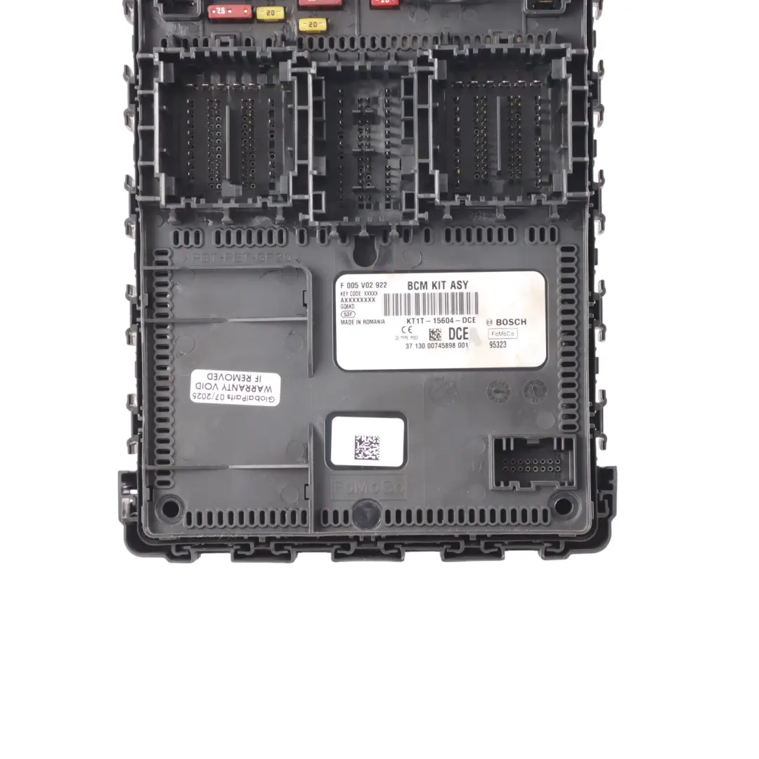 Mk2 II Body Control Module Fuse Box ECU to Ford Transit Connect with Part number KT1T15604DCE Ford Transit Connect Mk2 II Body Control Module Fuse Box ECU - SKU KT1T15604DCE - Part number KT1T15604DCE