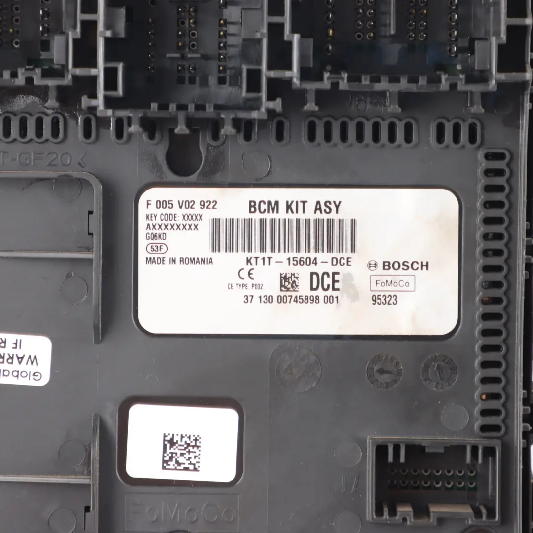 Mk2 II Body Control Module Fuse Box ECU to Ford Transit Connect with Part number KT1T15604DCE Ford Transit Connect Mk2 II Body Control Module Fuse Box ECU - SKU KT1T15604DCE - Part number KT1T15604DCE