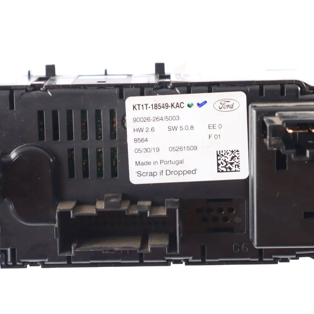 Mk2 II Climate A/C Control Panel Unit to Ford Transit Connect with Part number KT1T18549KAC Ford Transit Connect Mk2 II Climate A/C Control Panel Unit - SKU KT1T18549KAC - Part number KT1T18549KAC