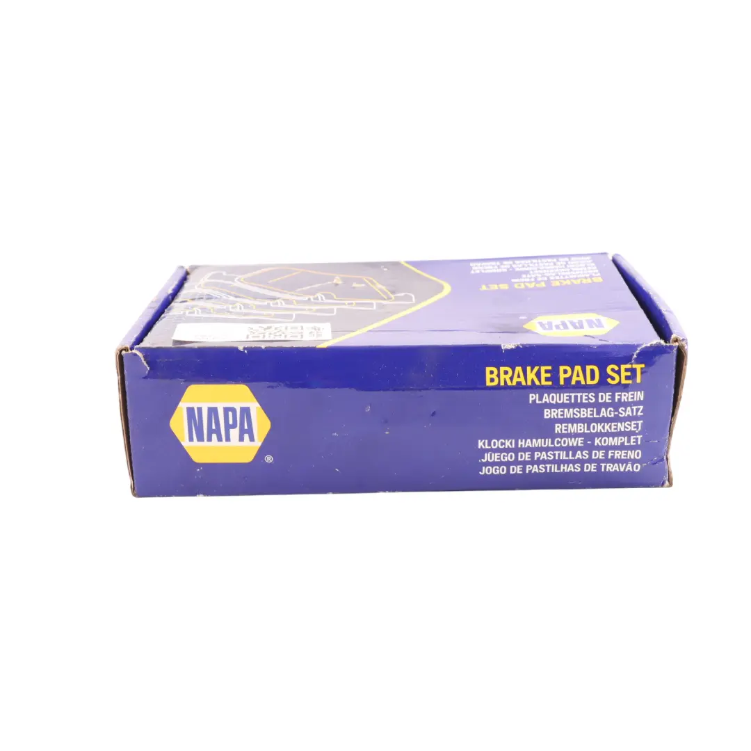  NAPA Brake Pad Set Front Axle Braking Unit Pads Kit - SKU NBP1387 - Part number NBP1387