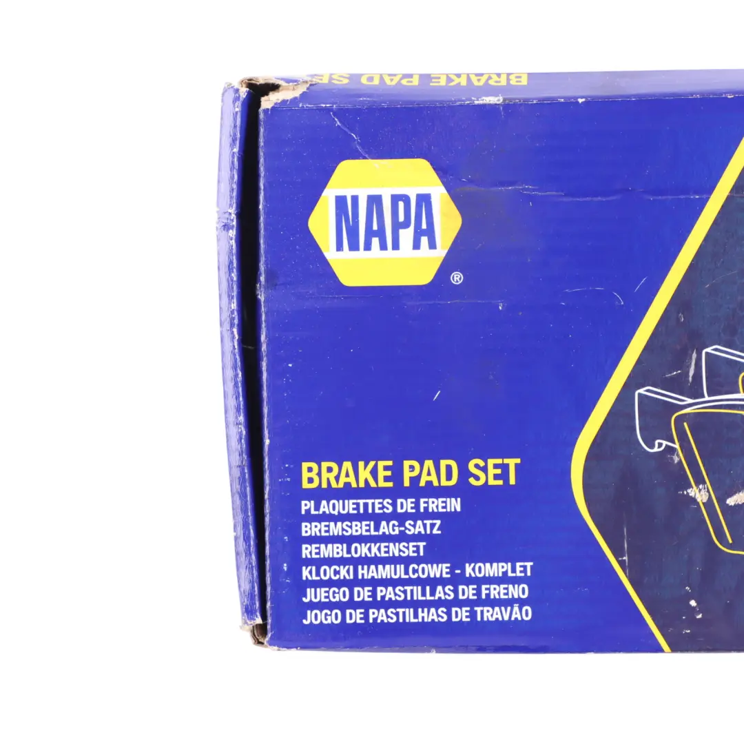  NAPA Brake Pad Set Front Axle Braking Unit Pads Kit - SKU NBP1387 - Part number NBP1387