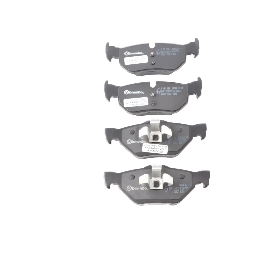 BMW E90 E91 Brembo Front Axle Brake Pads Set Kit Standard 646BM0272 - SKU P06038 - Part number P06038