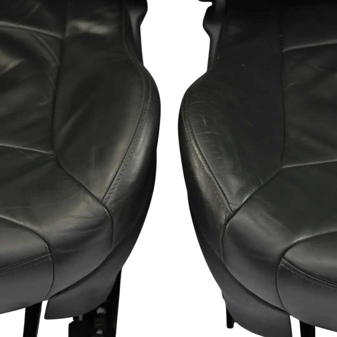 Mini R50 Front Rear Leather Seats Cosmos Carbon Black Seat SET - SKU R50-SEATS-SET-LEATHER-COSMOS-APE1 - Part number R50-SEATS-SET-LEATHER-COSMOS