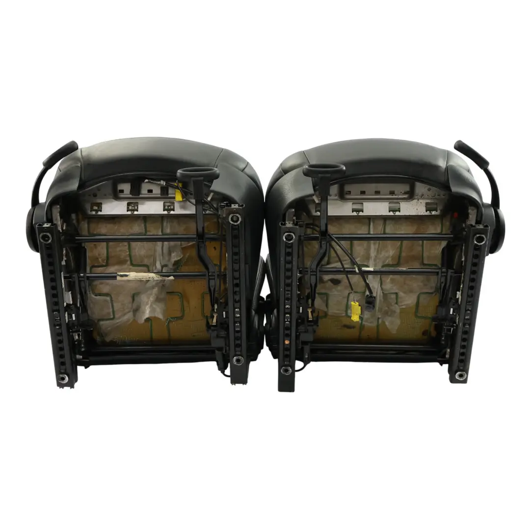 Mini R50 Front Rear Leather Seats Cosmos Carbon Black Seat SET - SKU R50-SEATS-SET-LEATHER-COSMOS-APE1 - Part number R50-SEATS-SET-LEATHER-COSMOS