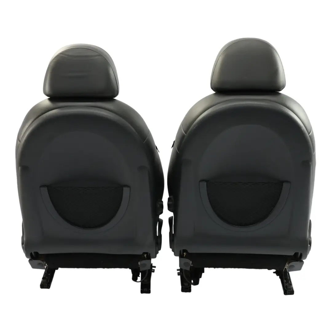 Mini R50 Front Rear Leather Seats Cosmos Carbon Black Seat SET - SKU R50-SEATS-SET-LEATHER-COSMOS-APE1 - Part number R50-SEATS-SET-LEATHER-COSMOS