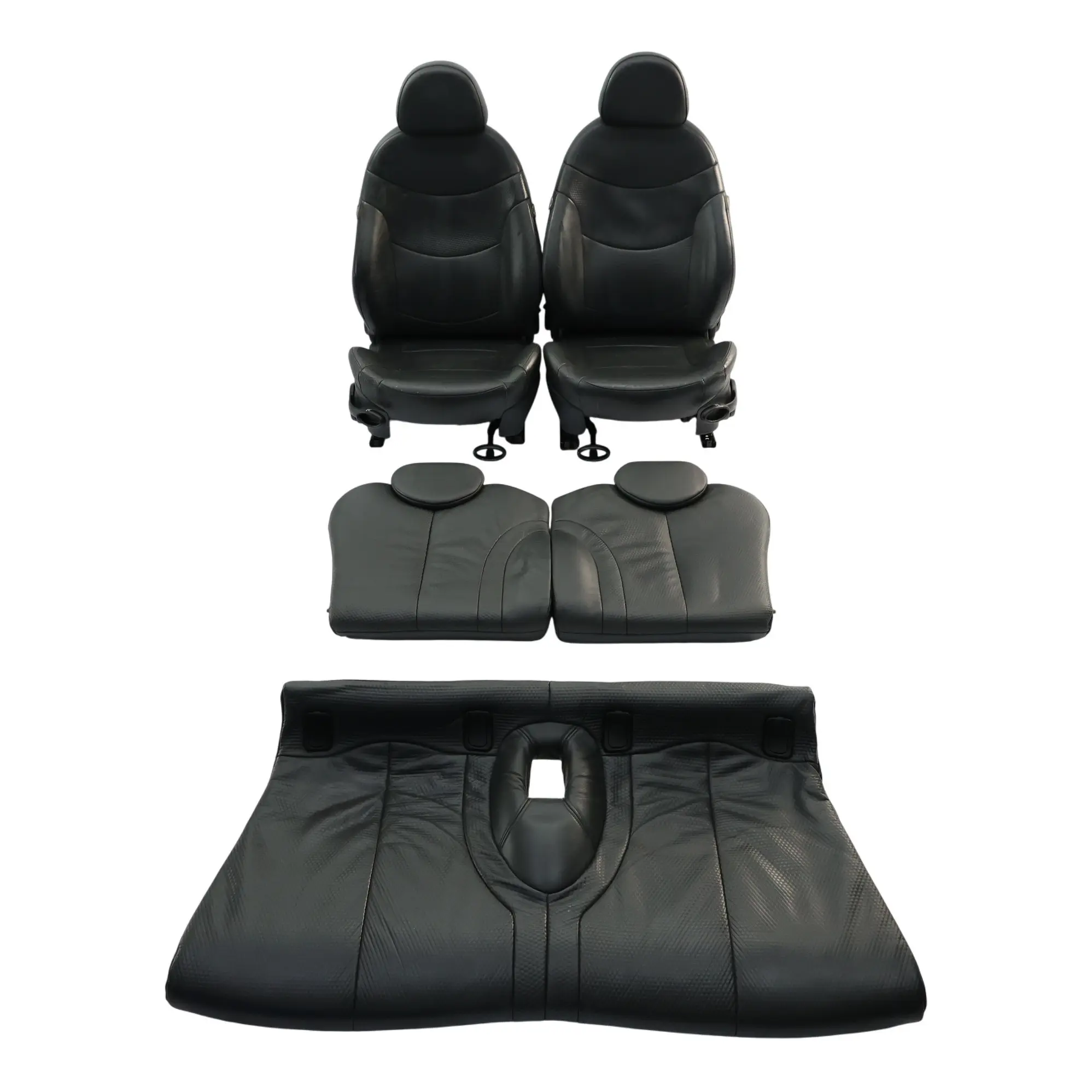 Mini R50 R53 Sitze Sport Voll Leder Panther Schwarz Innensitze Sitz