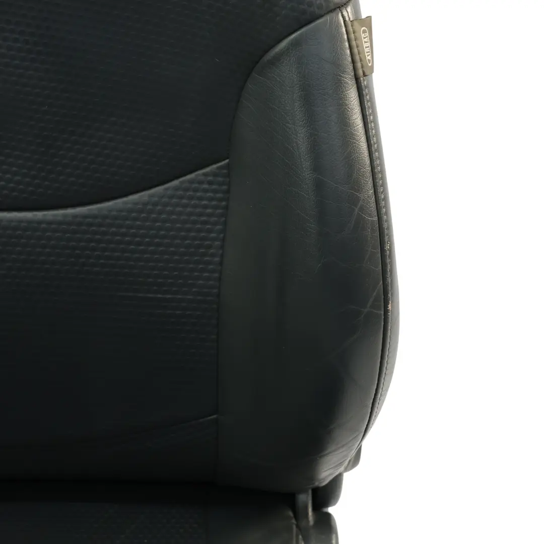  Sedili Mini Panther Black Leather Profile Anteriore Posteriore - SKU R50-Sport-Leather-Profile-Black-T5PN - Numero di parte R50