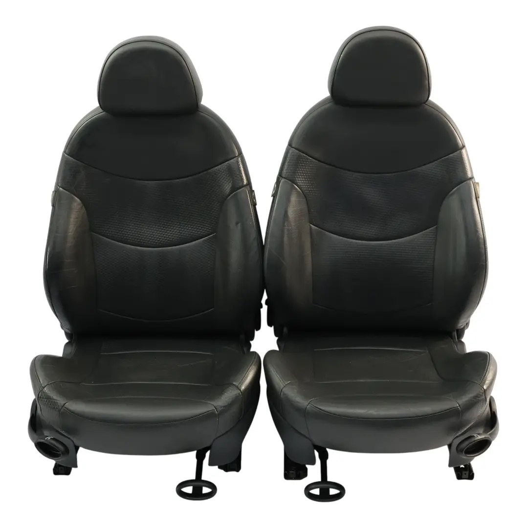 Sedili Mini Panther Black Leather Profile Anteriore Posteriore per con numero di parte R50 Sedili Mini Panther Black Leather Profile Anteriore Posteriore - SKU R50-Sport-Leather-Profile-Black-T5PN - Numero di parte R50