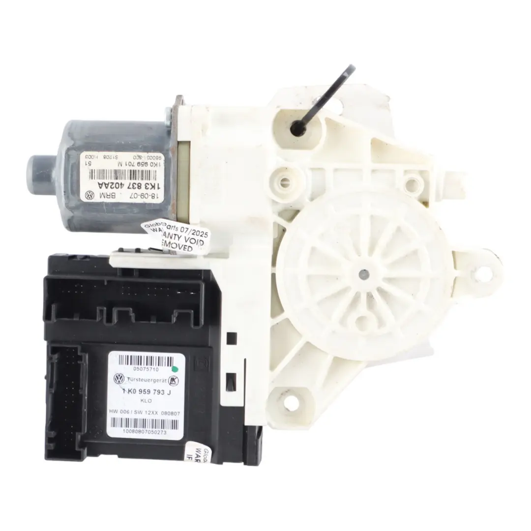 VW Golf 5 Front Window Lifter Module Control Unit Right O/S - SKU RHD-1K0959793J - Part number 1K0959793J
