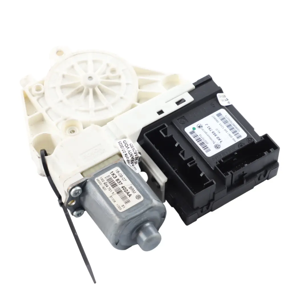Front Window Lifter Module Control Unit Right O/S to VW Golf 5 with Part number 1K0959793J VW Golf 5 Front Window Lifter Module Control Unit Right O/S - SKU RHD-1K0959793J - Part number 1K0959793J