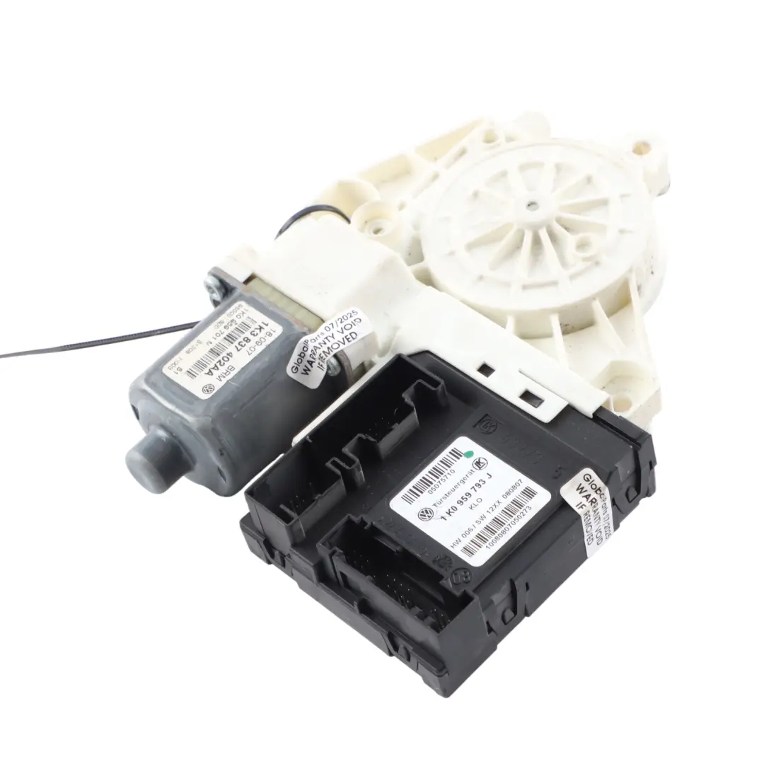 VW Golf 5 Front Window Lifter Module Control Unit Right O/S - SKU RHD-1K0959793J - Part number 1K0959793J