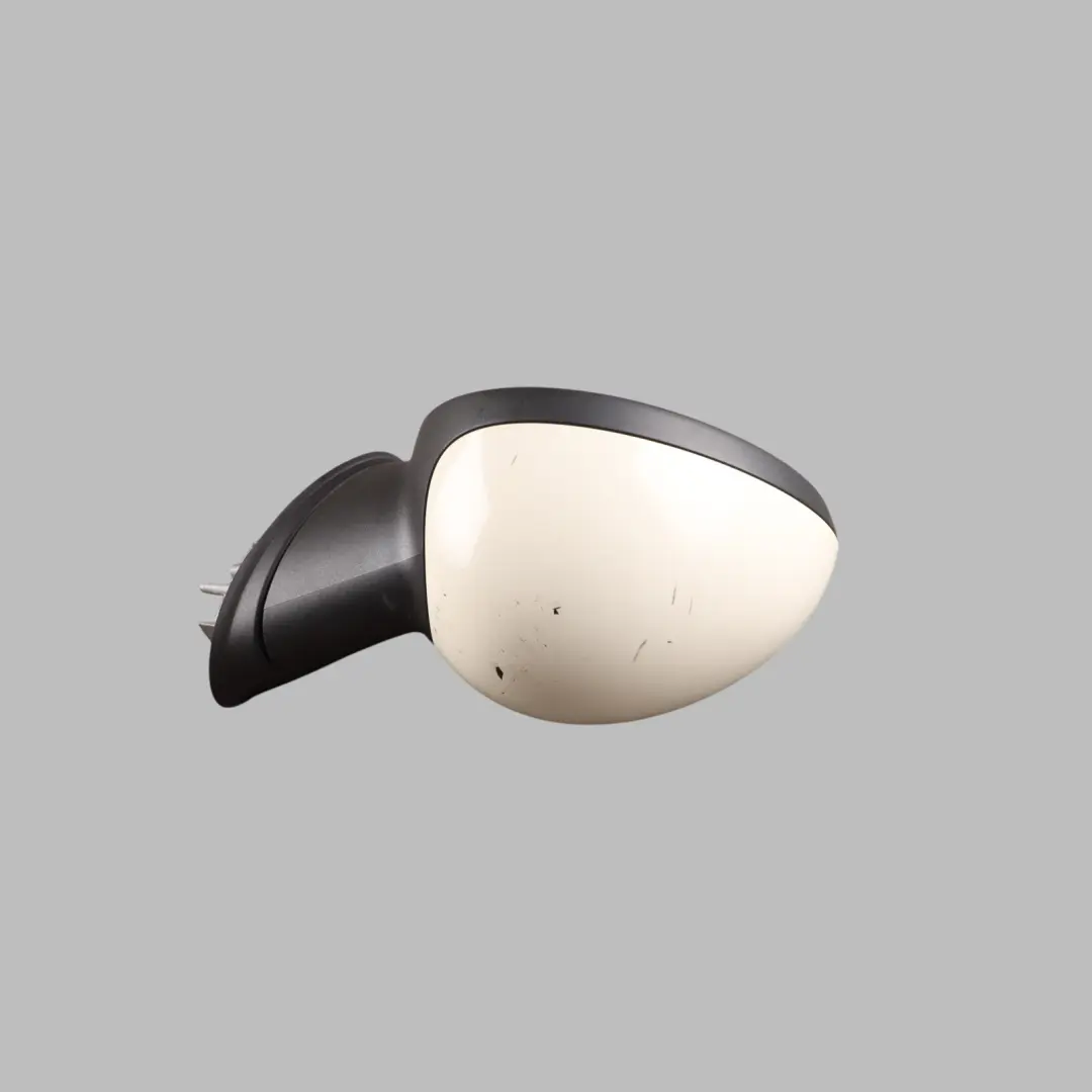 Heated Left Door Wing Mirror N/S 5 Pins Pepper White 850 to Mini Cooper R55 R56 with Part number 2755637 Mini Cooper R55 R56 Heated Left Door Wing Mirror N/S 5 Pins Pepper White 850 - SKU rhd-2755637-PW - Part number 2755637