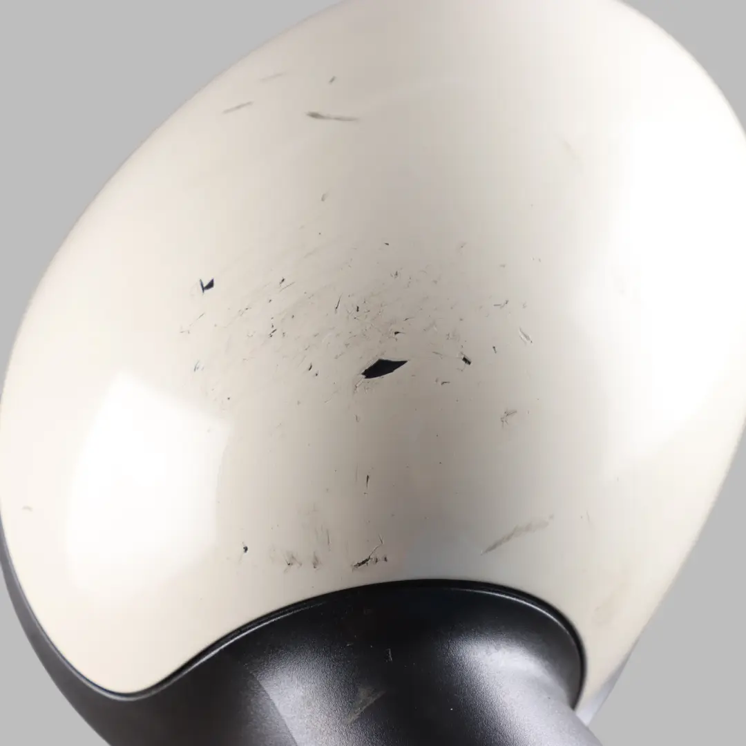 Heated Left Door Wing Mirror N/S 5 Pins Pepper White 850 to Mini Cooper R55 R56 with Part number 2755637 Mini Cooper R55 R56 Heated Left Door Wing Mirror N/S 5 Pins Pepper White 850 - SKU rhd-2755637-PW - Part number 2755637