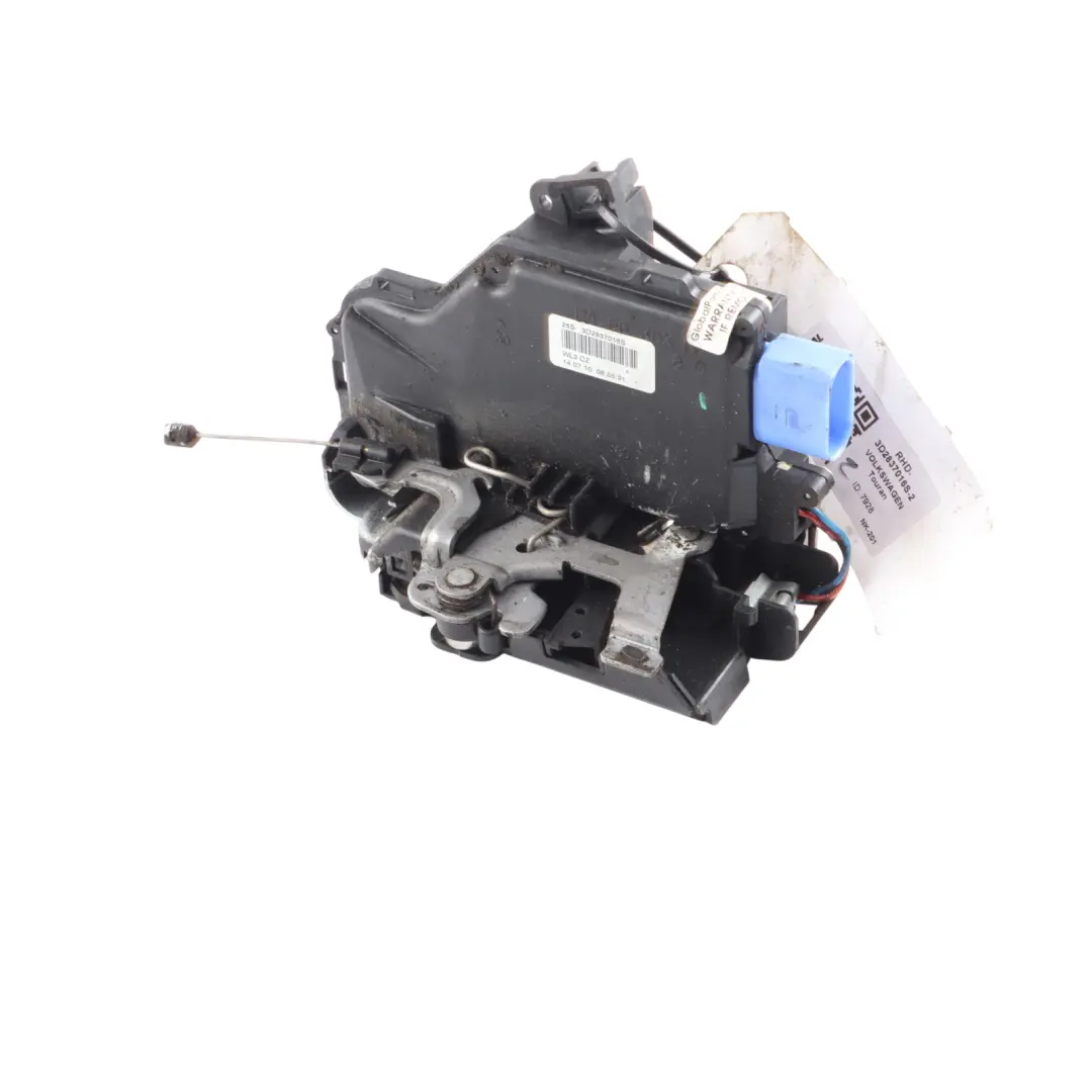 Front Door Lock Latch Catch Right O/S Mechanism to VW Touran Caddy with Part number 3D2837016S VW Touran Caddy Front Door Lock Latch Catch Right O/S Mechanism - SKU RHD-3D2837016S-2 - Part number 3D2837016S