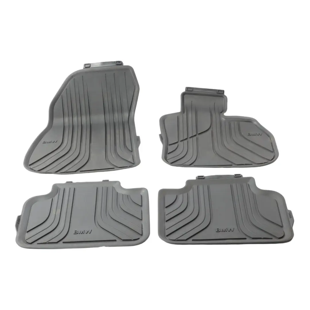 Weather Interior Front Rear Floor Rubber Mats Set Black to BMW U06 All with Part number 5A2DA76 BMW U06 All Weather Interior Front Rear Floor Rubber Mats Set Black - SKU RHD-5A2DA76 - Part number 5A2DA76