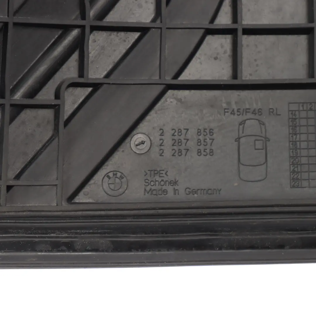 Weather Interior Front Rear Floor Rubber Mats Set Black to BMW U06 All with Part number 5A2DA76 BMW U06 All Weather Interior Front Rear Floor Rubber Mats Set Black - SKU RHD-5A2DA76 - Part number 5A2DA76