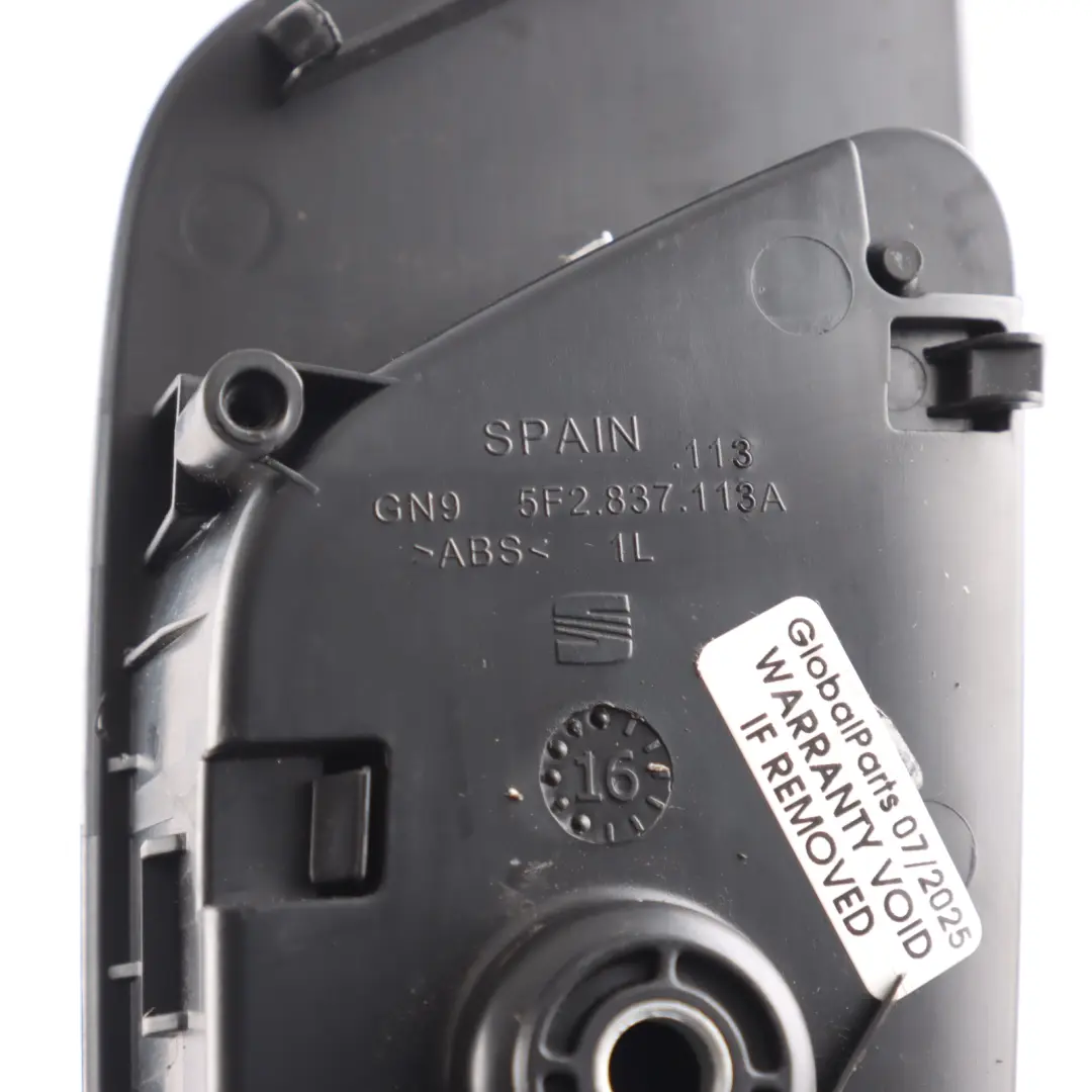 5F Front Door Interior Grab Handle Left N/S Passenger Side to Seat Leon with Part number 5F2837113 Seat Leon 5F Front Door Interior Grab Handle Left N/S Passenger Side - SKU RHD-5F2837113 - Part number 5F2837113