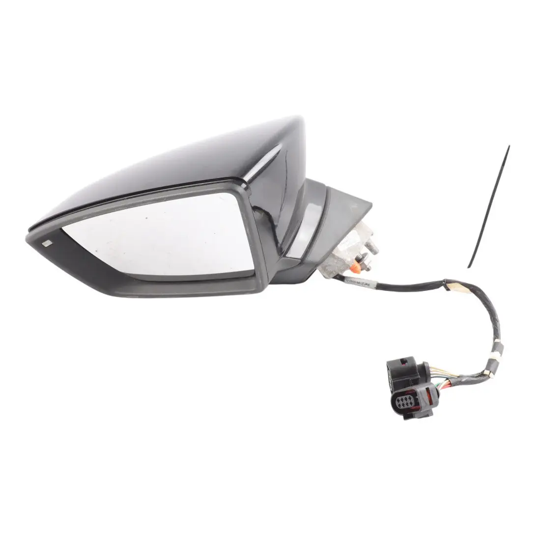 Seat Leon Cupra 5F Side View Mirror Front Left N/S Nevada White-S9R 5F2857507Q