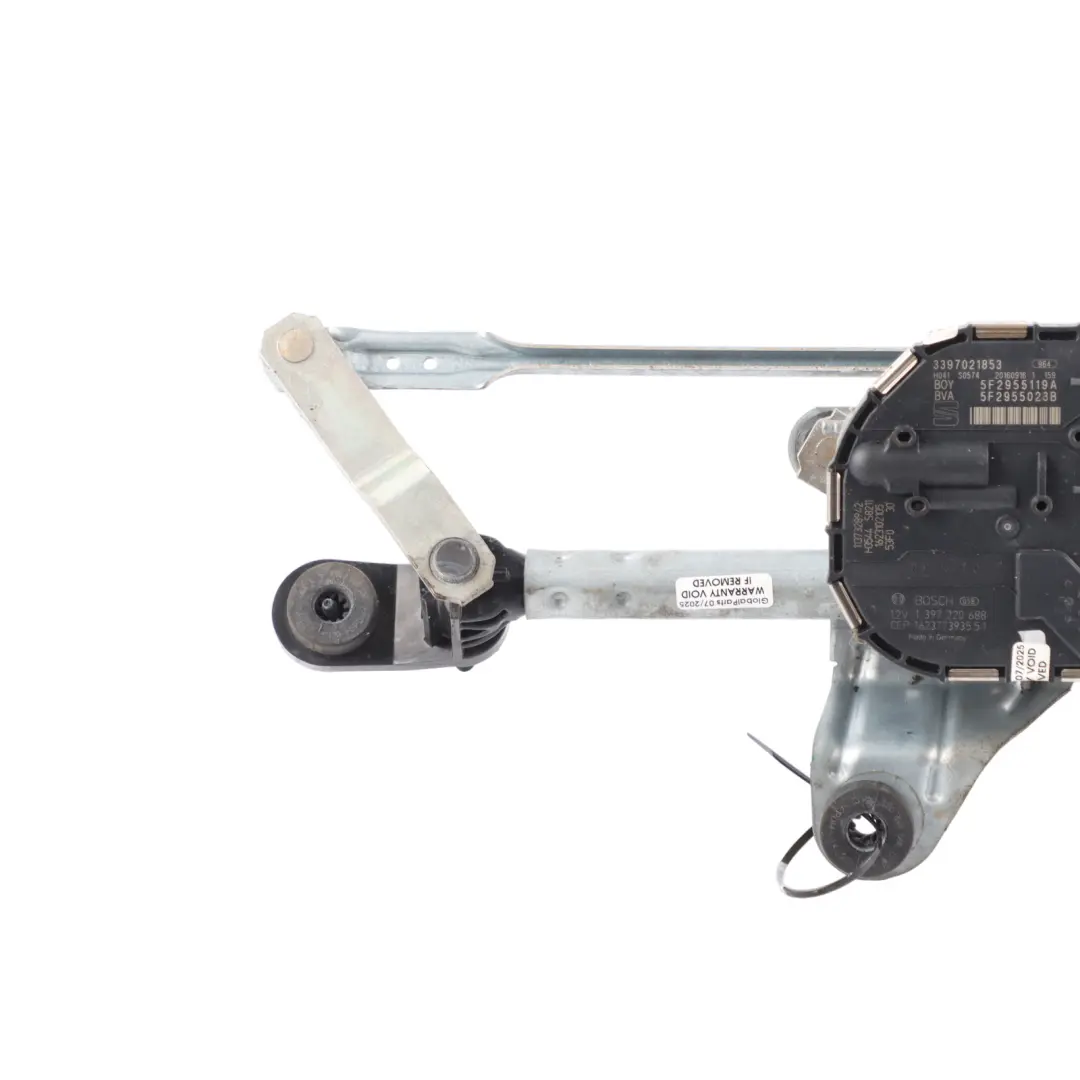 5F Front Windscreen Wiper System Linkage Motor to Seat Leon Cupra with Part number 5F2955023B Seat Leon Cupra 5F Front Windscreen Wiper System Linkage Motor - SKU RHD-5F2955023B - Part number 5F2955023B