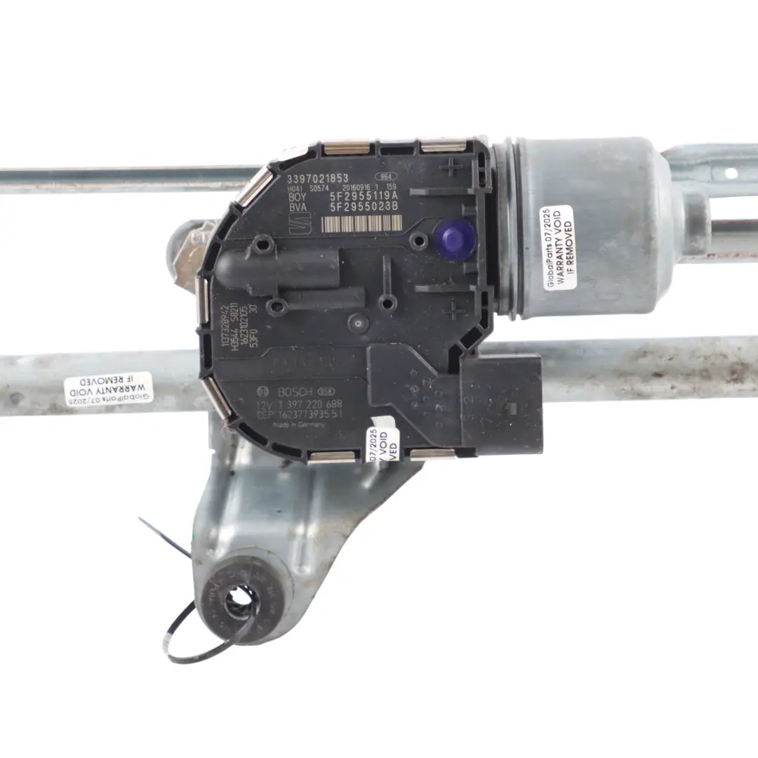 Seat Leon Cupra 5F Front Windscreen Wiper System Linkage Motor - SKU RHD-5F2955023B - Part number 5F2955023B