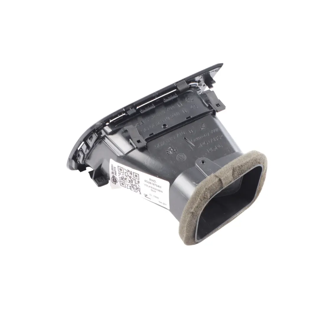 Dashboard Air Vent Dash Air Duct Right O/S 5G2819704G to VW Volkswagen Golf Mk7 with Part number 5G2819704H VW Volkswagen Golf Mk7 Dashboard Air Vent Dash Air Duct Right O/S 5G2819704G - SKU RHD-5G2819704H - Part number 5G2819704H