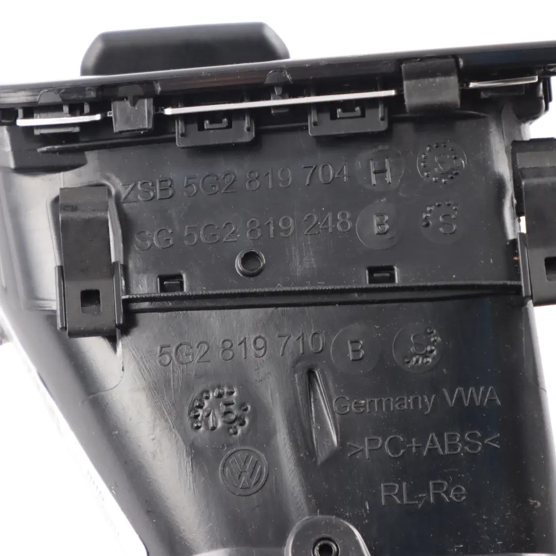 VW Volkswagen Golf Mk7 Dashboard Air Vent Dash Air Duct Right O/S 5G2819704G - SKU RHD-5G2819704H - Part number 5G2819704H