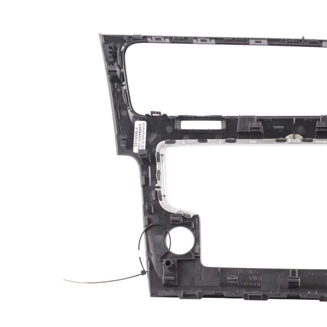 Dashboard Radio Surround Cover Trim Panel to VW Volkswagen Golf R 7 with Part number 5G2819743D VW Volkswagen Golf R 7 Dashboard Radio Surround Cover Trim Panel - SKU RHD-5G2819743D - Part number 5G2819743D