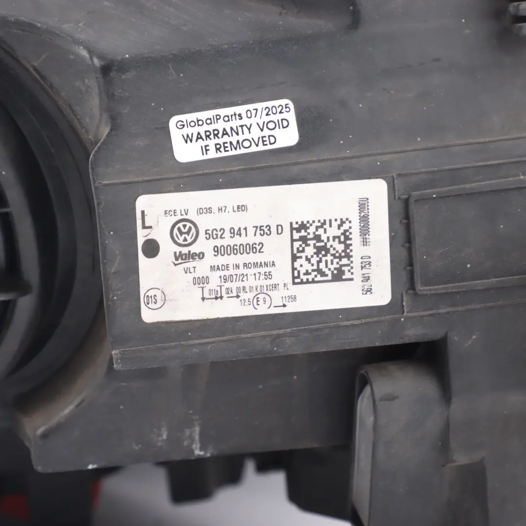 VW Volkswagen Golf VII MK7 Headlight Headlamp Lamp Front Left N/S - SKU RHD-5G2941753D-1 - Part number 5G2941753D